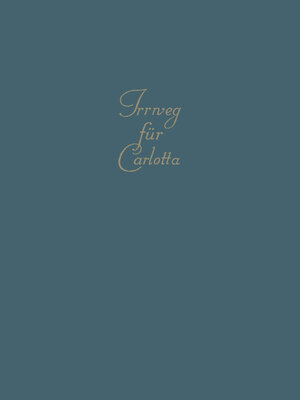 cover image of Irrweg für Carlotta